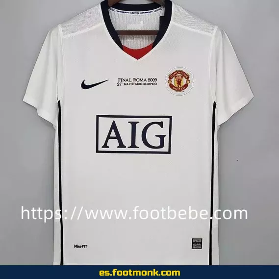 Camiseta retro Manchester United 2008-2009 segunda equipación - Edición vintage
