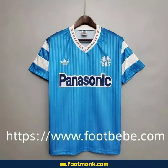 Camiseta retro del Olympique de Marseille 1990-1991 - Edición especial clásica - Réplica oficial