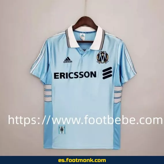Camiseta retro del Olympique de Marseille 1998-1999 - Edición especial clásica - Réplica oficial