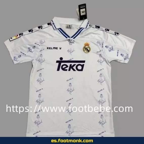 Camiseta retro Real Madrid 1994-1996 primera equipación - Vintage fútbol clásico