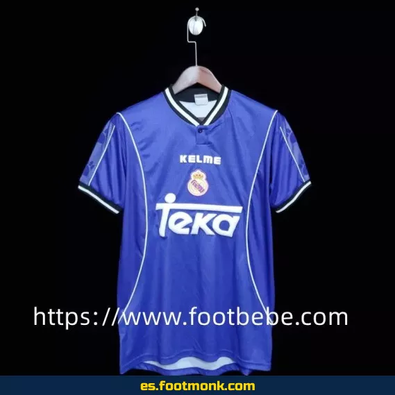 Camiseta retro Real Madrid 1997-1998 segunda equipación - Edición clásica vintage