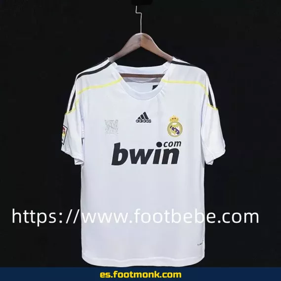 Camiseta retro Real Madrid 2009-2010 local - Edición clásica vintage - Compra oficial