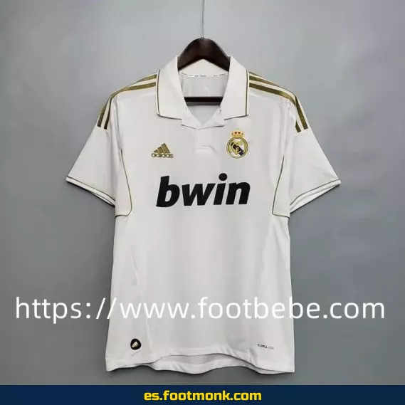 Camiseta retro del Real Madrid 2011-2012 primera equipación - Edición clásica - Fútbol vintage