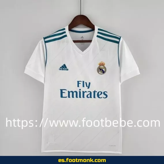 Camiseta retro Real Madrid 2017-2018 primera equipación - Edición clásica - Fútbol vintage