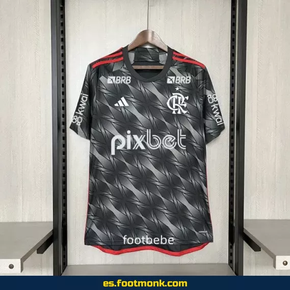 Camiseta Flamengo 2024-2025 Tercera Equipación con Patrocinio – Edición Oficial