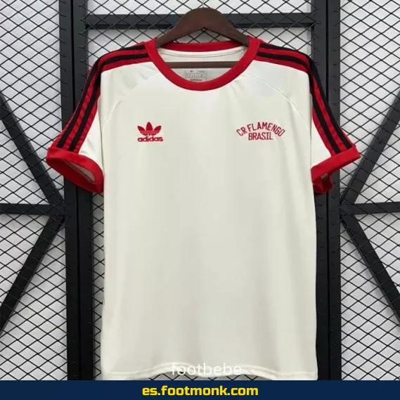 Camiseta Flamengo 2025-2026 Blanca Retro - Edición Especial - Réplica Oficial