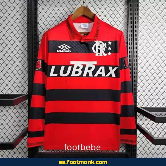 Camiseta Flamengo Vintage 1994-1995 Original de Manga Larga – Edición Retro – Fútbol Clásico