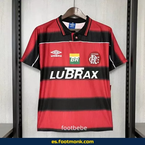 Camiseta Flamengo Vintage 1997-1998 Edición Especial - Réplica Oficial de Fútbol Retro - Domicilio