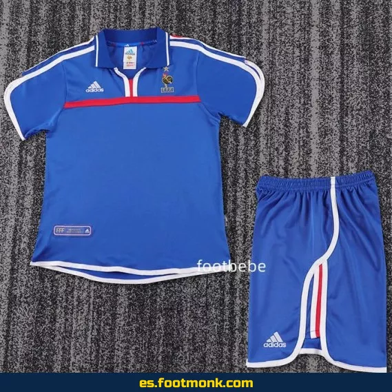 Camiseta retro Francia infantil Eurocopa 2000 local – Edición especial