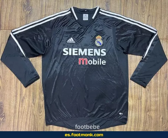 Camiseta retro Real Madrid 2004-2005 manga larga - Edición clásica - Réplica oficial