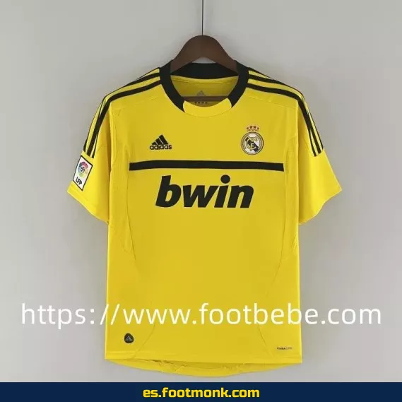 Camiseta retro de portero del Real Madrid 2011-2012 - Edición especial amarilla - Réplica oficial