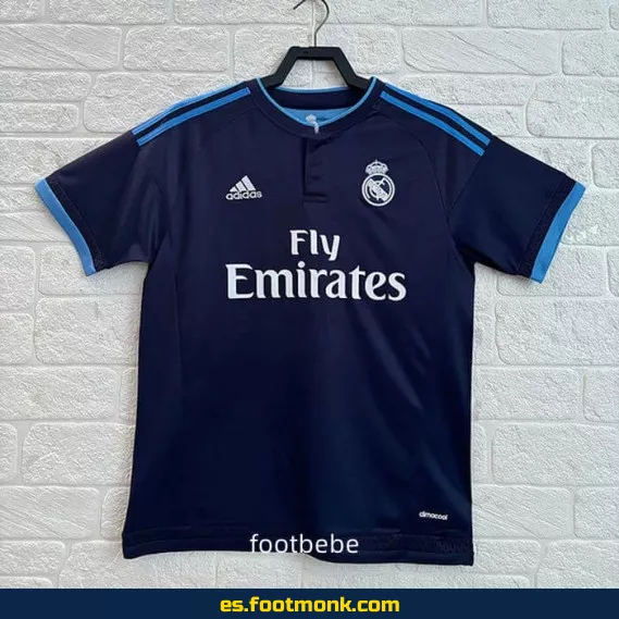 Camiseta retro Real Madrid 2015-2016 segunda equipación - Edición clásica vintage