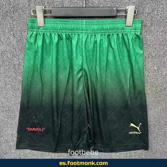 Camiseta AC Milan OFFWHITE 2025-2026 Negra y Verde – Edición Especial