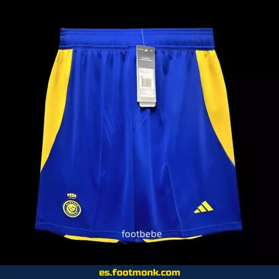 Short de fútbol Al-Nassr 2024-2025 azul – Camiseta oficial de fútbol, edición especial