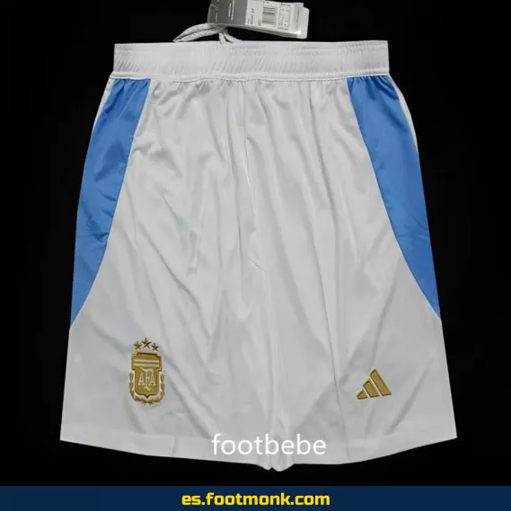 Camiseta de Fútbol Argentina 3 Estrellas 2024 Blanca – Edición Especial