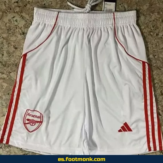 Camiseta Oficial de Fútbol Arsenal 2025-2026 Blanca – Edición Nueva Temporada