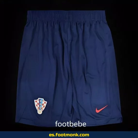 Short de fútbol Croacia 2024 azul real - Camiseta oficial de selección