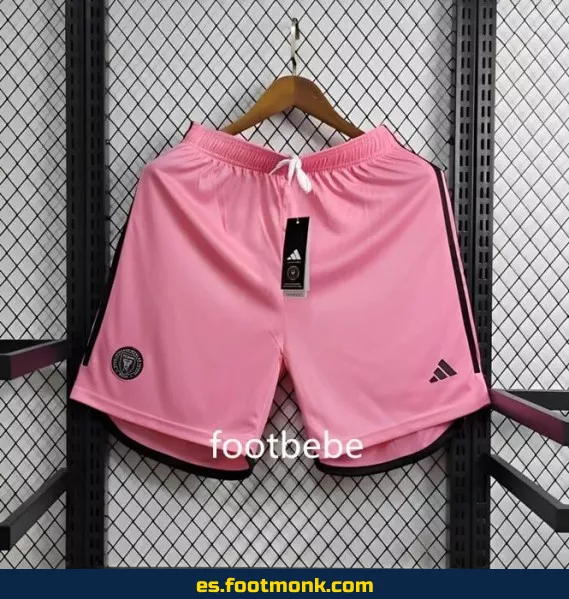 Short de fútbol Inter Miami 2024-2025 rosa - Camiseta oficial, edición especial, nueva temporada