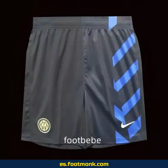 Short de fútbol Inter Milán 2024-2025 negro - Camiseta oficial edición especial