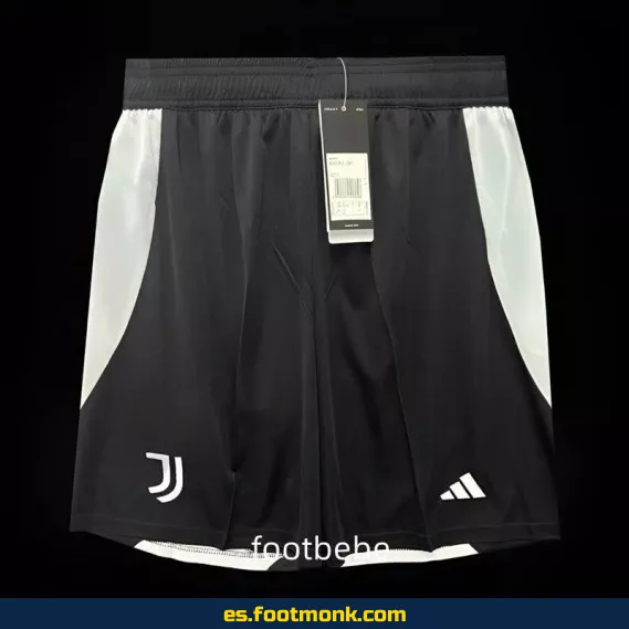 Short de fútbol Juventus 2024-2025 negro - Camiseta oficial edición especial
