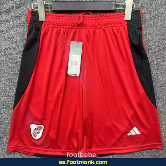 Short de fútbol River Plate 2025 Tercera Edición Roja – Camiseta Oficial
