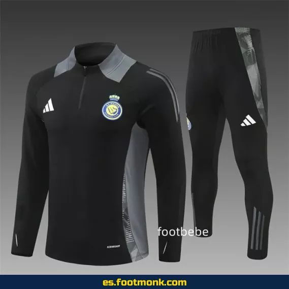 Chaqueta de Entrenamiento Al-Nassr 2024-2025 Negra – Edición Oficial