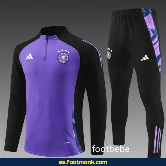 Sudadera Alemania 2024-2025 Media Cremallera Violeta – Camisetas de Fútbol Oficiales