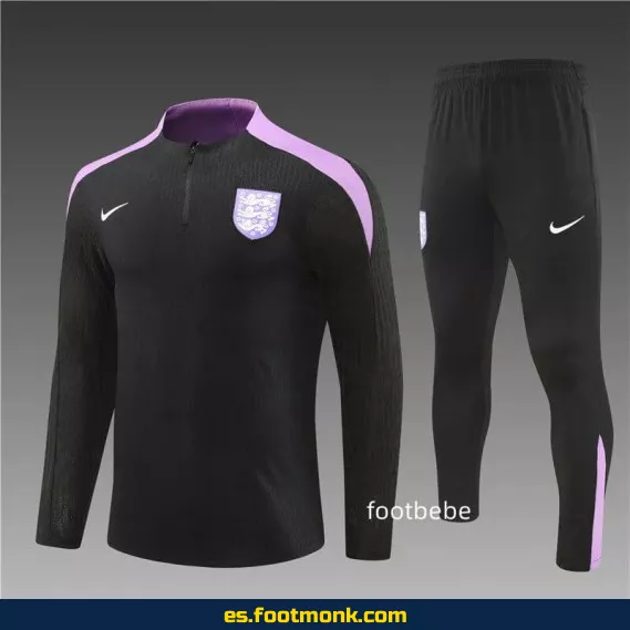 Chándal Inglaterra 2024-2025 Negro – Camisetas de Fútbol Oficiales