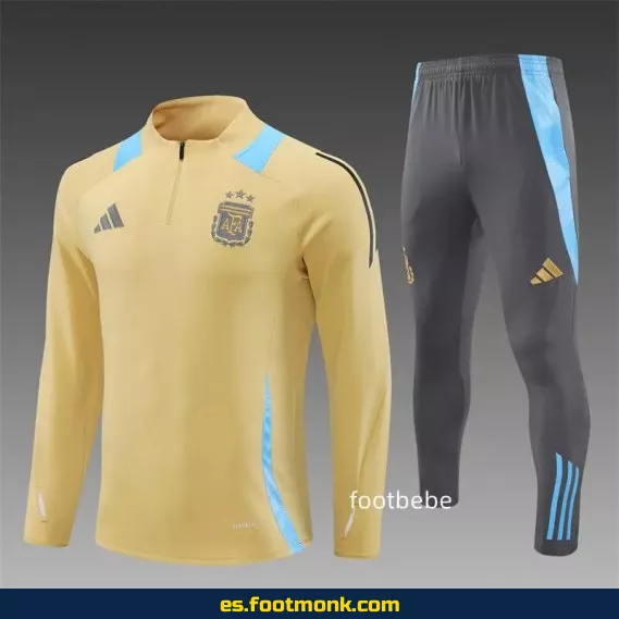 Chaqueta de Entrenamiento Argentina 2024-2025 Media Cremallera – Camisetas de Fútbol Oficiales