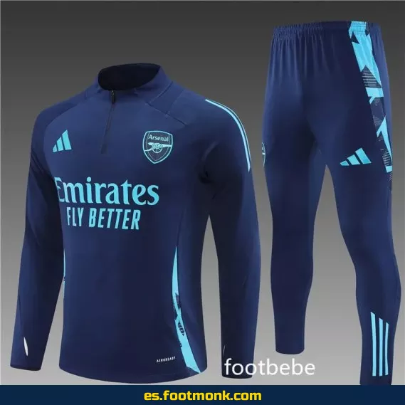 Chándal Arsenal 2024-2025 Azul Real – Camisetas de Fútbol Oficiales