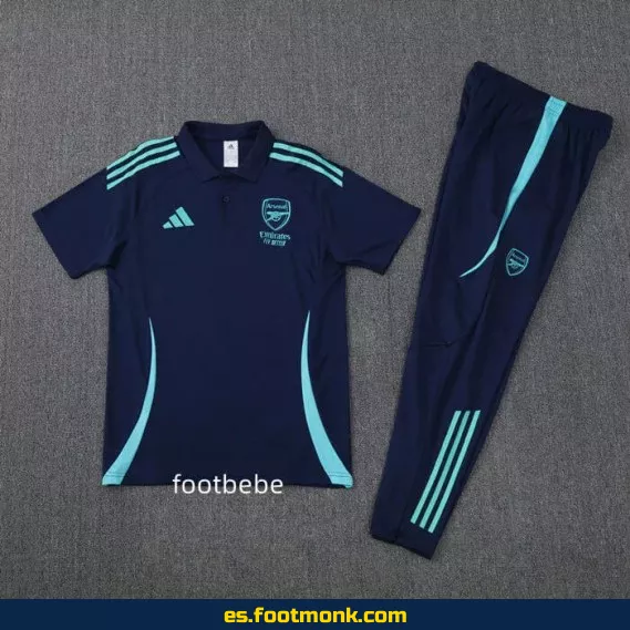 Polo Oficial del Arsenal 2025-2026 Azul Real – Camiseta de Fútbol Edición Especial