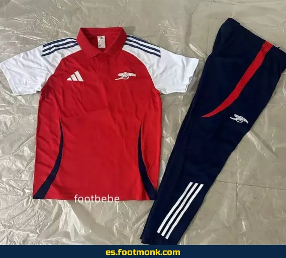Polo de Entrenamiento Arsenal 2025-2026 Rojo - Camiseta Oficial de Fútbol, Edición Especial