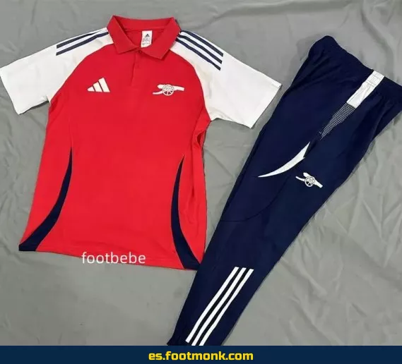 Polo de Fútbol Arsenal 2025-2026 Rojo – Camiseta Oficial Edición Especial