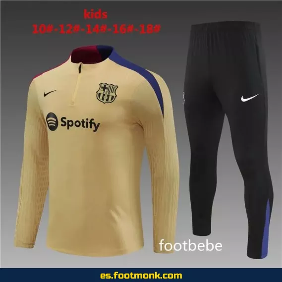 Chaqueta de Fútbol Barcelona Infantil 2024-2025 – Camiseta Oficial para Niños