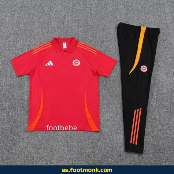 Polo Rojo del Bayern Múnich 2025-2026 - Camiseta Oficial de Fútbol Edición Especial