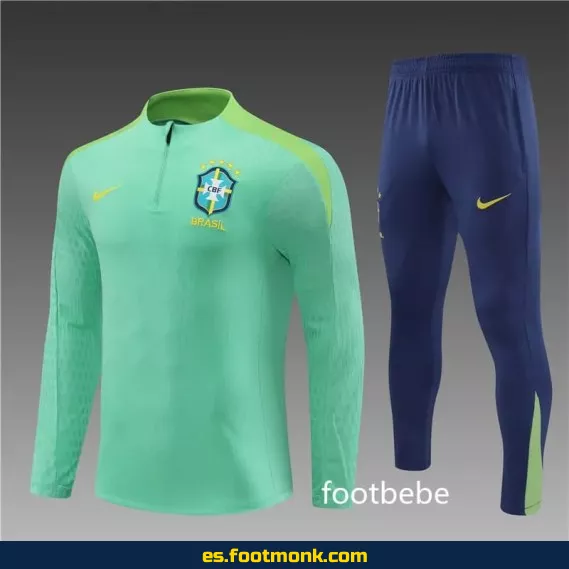Chaqueta de Entrenamiento Brasil 2024-2025 Verde – Edición Oficial