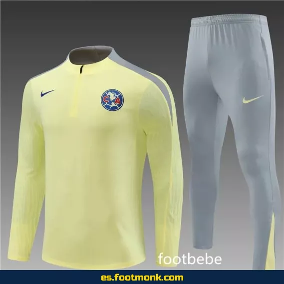 Chaqueta Club América 2024-2025 Amarillo Claro – Edición Oficial