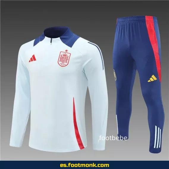 Chaqueta de Entrenamiento España 2024-2025 Azul Claro – Camiseta Oficial de Fútbol