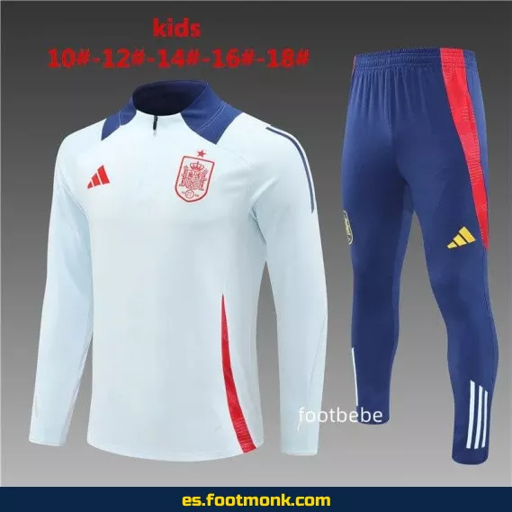Camiseta de la Selección de España Infantil 2024-2025 Azul Claro – Edición Oficial