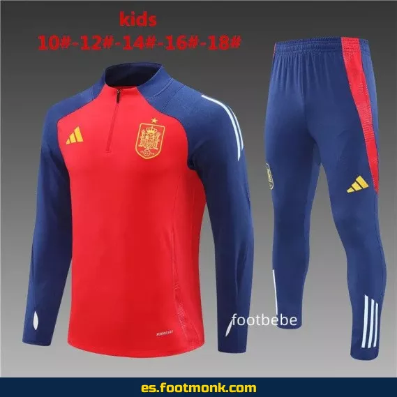 Camiseta de la Selección de España Infantil 2024-2025 Roja – Edición Oficial