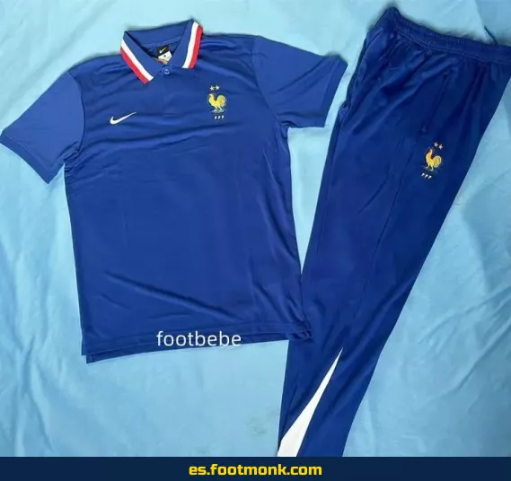 Polo Francia 2025-2026 Azul – Camiseta de Fútbol Oficial