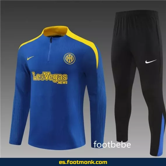 Chaqueta de Entrenamiento Inter Milan 2024-2025 Azul – Camiseta Oficial de Fútbol