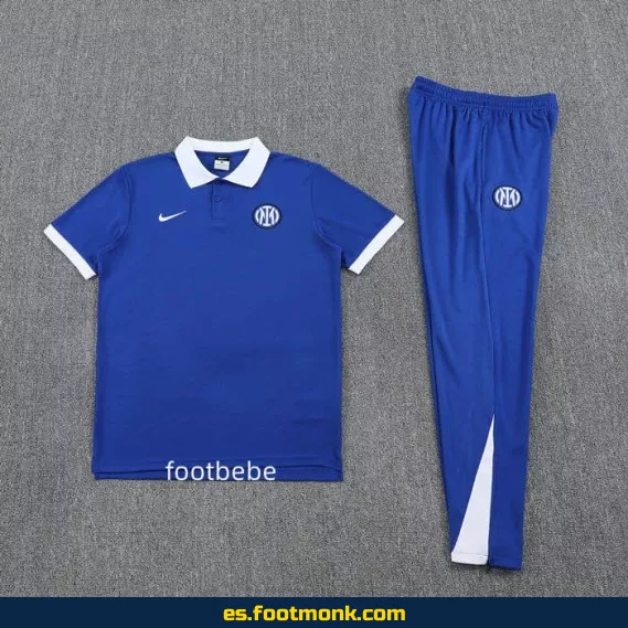 Sudadera del Inter Milan 2025-2026 azul Polo - Camisetas de fútbol oficiales, personalizadas y baratas