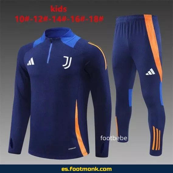 Camiseta Oficial Juventus Niños 2024-2025 Azul Rey – Edición Especial