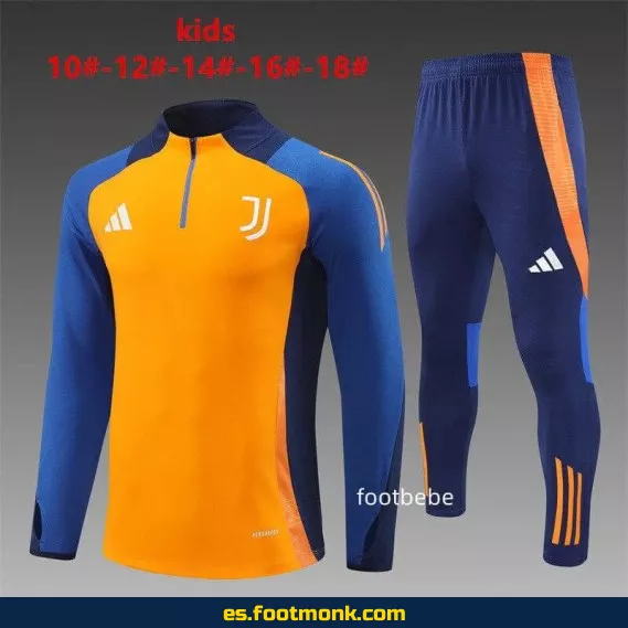 Sudadera Juventus Niños 2024-2025 Media Cremallera Amarilla – Camisetas de Fútbol Oficiales