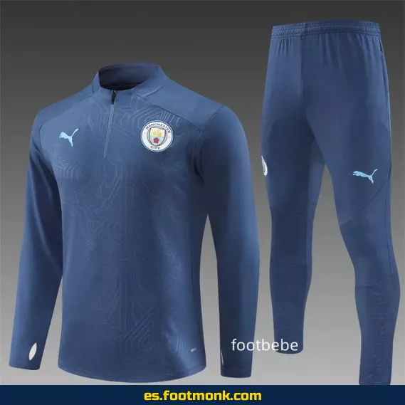Chándal Manchester City 2024-2025 Azul Real – Camisetas de Fútbol Oficiales