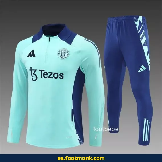 Chándal Manchester United 2024-2025 Azul - Camisetas de Fútbol Oficiales