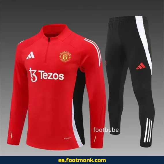 Chaqueta de Entrenamiento Manchester United 2024-2025 Roja - Camiseta Oficial de Fútbol