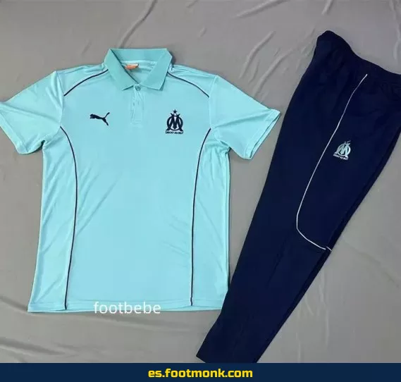 Polo de Entrenamiento Olympique de Marseille 2025-2026 Azul – Camiseta Oficial de Fútbol