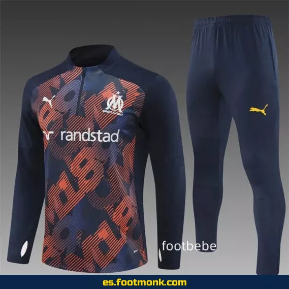 Chaqueta de Fútbol Olympique de Marseille 2024-2025 Camuflaje Azul Real – Edición Especial